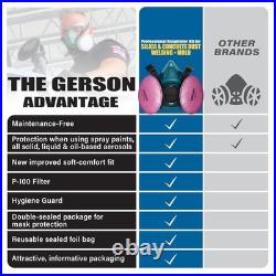 Comfort-Fit P100 Respirator with Exhalation Valve Safety for Welders