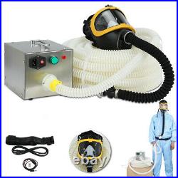 Constant Flow Airline Supplied Fresh Air Respirator System Gas Mask Full Face