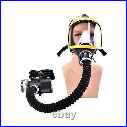 Constant Flow Full Face Gas Mask for Painting Chemicals Home Safety