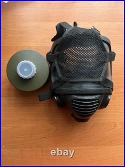 Czech Full Face Gas Mask Respirator with AVEC NBC-3/SL 40mm NATO Filter Size 3