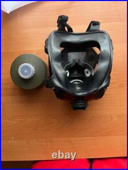 Czech Full Face Gas Mask Respirator with AVEC NBC-3/SL 40mm NATO Filter Size 3