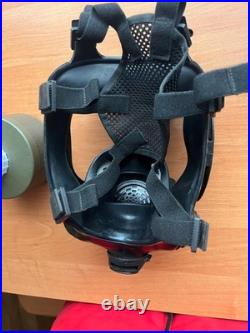 Czech Full Face Gas Mask Respirator with AVEC NBC-3/SL 40mm NATO Filter Size 3