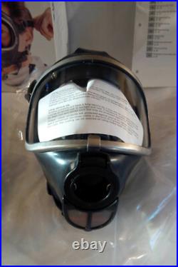 Draeger Drager Panorama Nova Scba Gas Air Full Face Mask Respirator 55702 Small