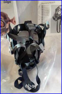 Draeger Drager Panorama Nova Scba Gas Air Full Face Mask Respirator 55702 Small