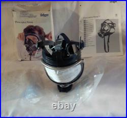 Draeger Drager Panorama Nova Scba Gas Air Full Face Mask Respirator 55702 Small