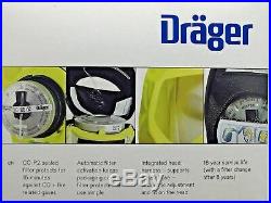 Drager PARAT Emergency Escape Hood Oxygen Mask Respirator Toxic Fire Gas Smoke