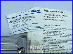 Drager R51856 Connection Clips Pair for Panorama Supra Gas Mask