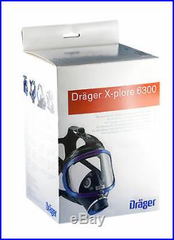 Dräger X-plore 6300 Vollmaske DIN Gewindeanschluß, Atemschutz Gasmaske
