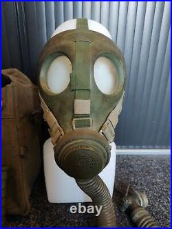 Dutch Ww2 World War 2 Model G Gas Mask Respirator Great Condition! 1939 Model