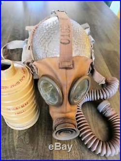 EXTREMELY RARE Italian RMF 35 Gas Mask Respirator WW2 WWII