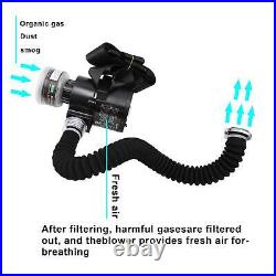 Electric 6800Gas Mask Full Face Chemical Spray Painting Respirator Vapour Safety