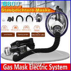 Electric 6800Gas Mask Full Face Respirator Paint Spray Chemical Facepiece Safety