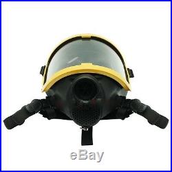 Electric Air Fed Full Face Gas Mask Constant Flow Supplied Respirator System Kit