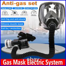 Electric Chemical Mask 6800 Full Face Gas Mask Safety Respirator New Paint Mask