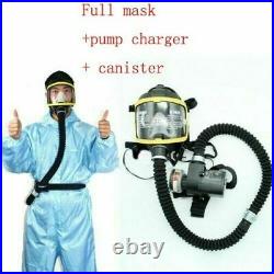 Electric Constant Flow Supplied Air Fed Face Gas Mask Spray Painting Tool Respir
