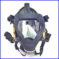 Electric Constant Flow Supplied Air Fed Full Face Gas Mask Respirator Safety