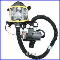 Electric Constant Flow Supplied Air Fed Full Face Gas Mask Respirator System