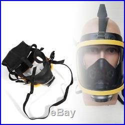 Electric Constant Flow Supplied Air Fed Full Face Gas Mask Respirator System A++