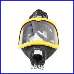 Electric Constant Flow Supplied Air Fed Full Face Gas Mask Respirator System NEW