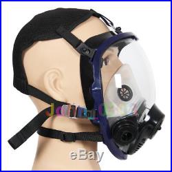 Electric Constant Flow Supplied Air Fed Full Face Gas Mask Respirator System New