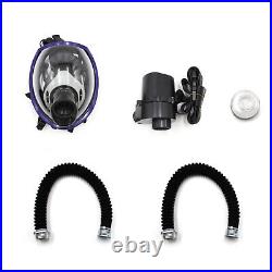 Electric Constant Flow Supplied Air Fed Respirator System Full Face 6800Gas Mask