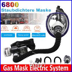 Electric Constant Flow Supplied Air Fed Respirator System Full Face 6800Gas Mask