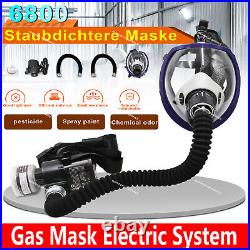 Electric Constant Flow Supplied Air Fed Respirator System Full Face 6800Gas Mask