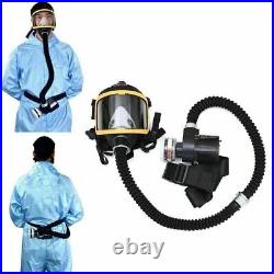 Electric Constant Flow Supplied Air Fed Respirator System Full Face Gas Mask