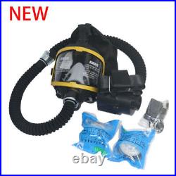 Electric Constant Flow Supplied Air Fed Respirator System Full Face Gas Mask