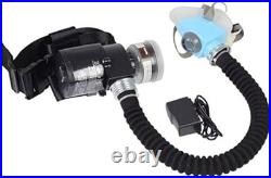 Electric Constant Flow Supplied Air Fed Respirator System Half Face Gas Mask