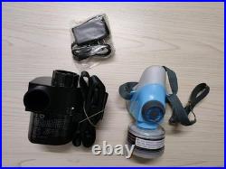 Electric Constant Flow Supplied Air Fed Respirator System Half Face Gas Mask