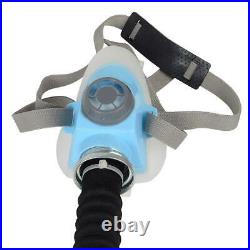 Electric Constant Flow Supplied Air Fed Respirator System Half Face Gas Mask