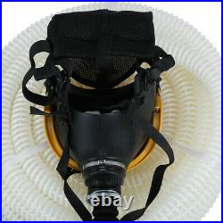 Electric Fresh Air Respirator System Long Tube Flow Supplied Full Face Gas Mask