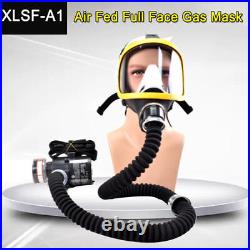 Electric Full Face Gas Mask Constant Flow Respirator Supplied Air Fed System