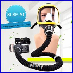Electric Full Face Gas Mask Constant Flow Supplied Air Fed Chemicals Safety Mask