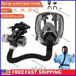 Electric Full Face Gas Mask Respirator System Air Fed Constant Flow Supplied USA