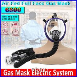 Electric Gas Mask 6800Full Face Respirator Paint Spray Chemical Safety Facepiece