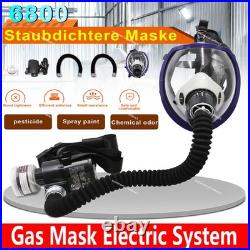 Electric Gas Mask 6800Full Face Respirator Paint Spray Chemical Safety Facepiece
