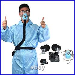 Electric Half Face Gas Mask Constant Flow Supplied Air Fed Respirator Safety