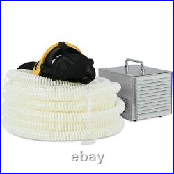 Electric Long Tube Flow Supplied Fresh Air Respirator System Full Face Gas Mask
