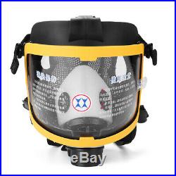 Electric Supplied Air Fed Full Face Gas Mask Constant Flow Respirator System