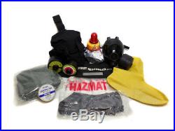 Emergency Safety Response Kit Gas Mask MSA Large Tychem Suit Prepper Survival