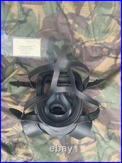 Ex mod original British army gsr General Service Respirator rubber gas mask new