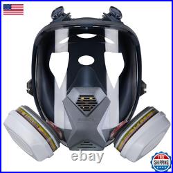 FFR-100 Industrial Full Face Respirator Gas Mask Bayonet Filters A2P3