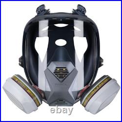 FFR-100 Industrial Full Face Respirator Gas Mask Bayonet Filters DualGuard A2P3