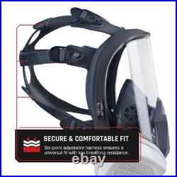 FFR-100 Industrial Full Face Respirator Gas Mask Bayonet Filters DualGuard A2P3