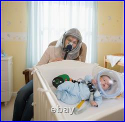 Family Gas Mask Respirator Kit Adult Full Face + Child Powered Hood + Filters