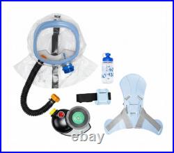 Family Gas Mask Respirator Kit Adult Full Face + Child Powered Hood + Filters