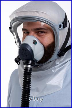 Family Gas Mask Respirator Kit Adult Full Face + Child Powered Hood + Filters