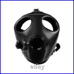Family Gas Mask Respirator Kit Adult Full Face + Child Powered Hood + Filters